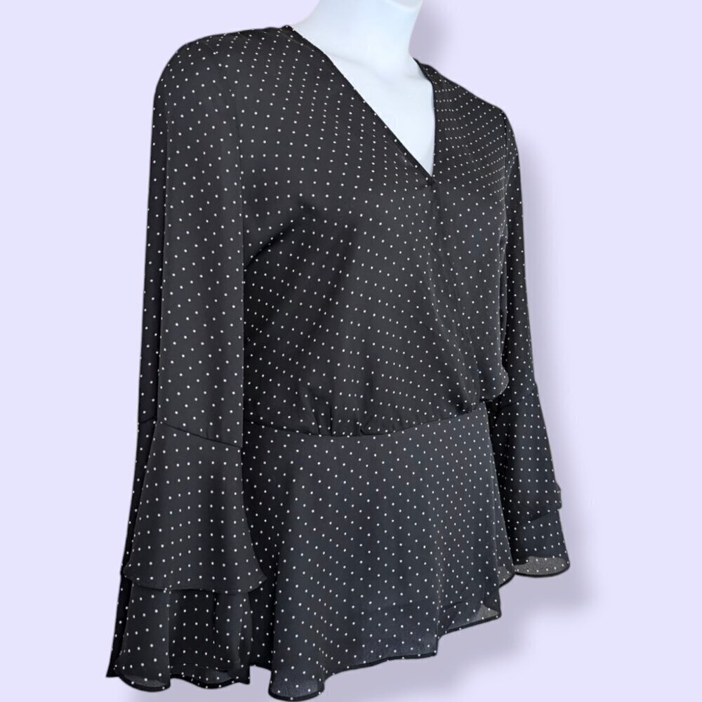 Bianca Nygard Flowy Polka Dot Blouse - Picture 2 of 7